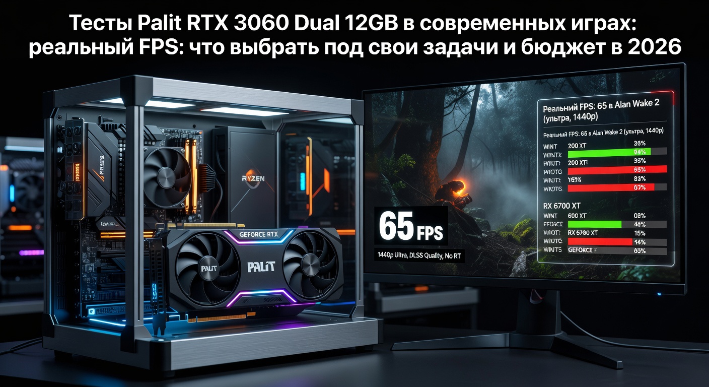 Тесты Palit RTX 3060 Dual 12GB в современных играх: реальный FPS: что выбрать под свои задачи и бюджет в 2026