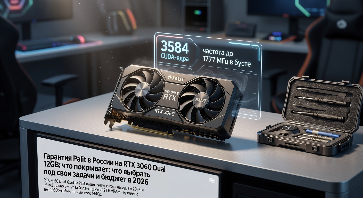 Гарантия Palit в России на RTX 3060 Dual 12GB: что покрывает: что выбрать под свои задачи и бюджет в 2026